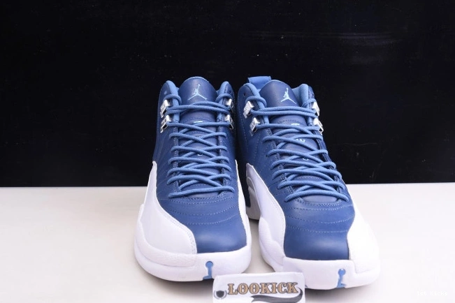 1st Kicks Shoes 12 Air Retro Jordan Blue 130690-404 Stone 0817